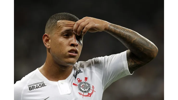Sidcley durante duelo entre Corinthians e Independiente-ARG na Libertadores de 2018.