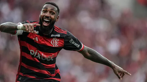 RJ – RIO DE JANEIRO – 26/10/2024 – BRASILEIRO A 2024, FLAMENGO X JUVENTUDE – Gerson jogador do Flamengo comemora gol durante partida contra o Juventude no estadio Maracana pelo campeonato Brasileiro A 2024. Foto: Thiago Ribeiro/AGIF