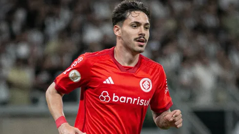 Mauricio jogador do Internacional durante partida contra o Atletico-MG no estadio Mineirao pelo campeonato BRASILEIRO A 2023.