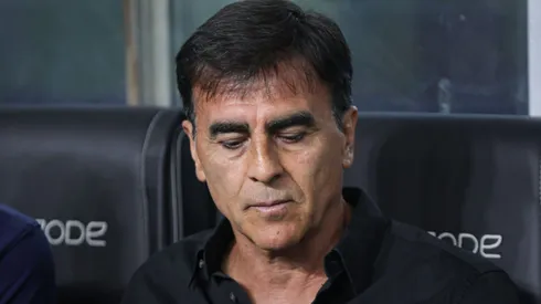 Gustavo Quinteros tecnico do Gremio durante partida contra o Caxias no estadio Arena do Gremio pelo campeonato Gaucho 2025.