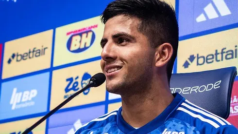 Apresentação de Mateo Gamarra – Foto: Gustavo Aleixo/Cruzeiro