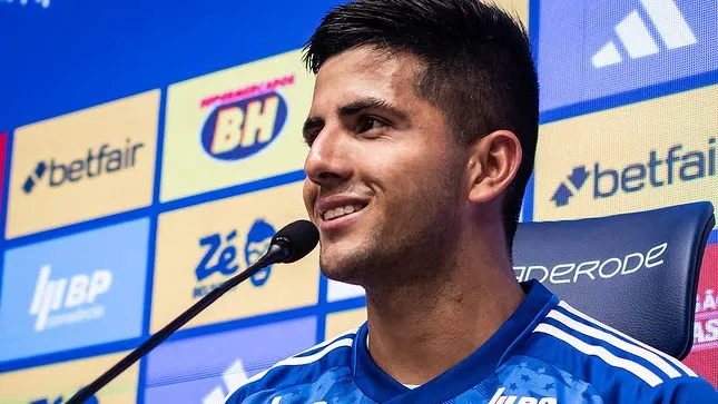 Mateo Gamarra deve sair – Foto: Gustavo Aleixo/Cruzeiro.