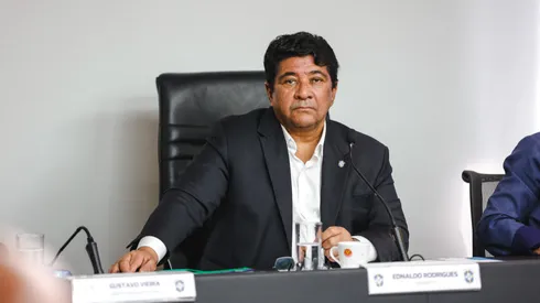 Ednaldo Rodrigues, na Sala das Federações, no Rio de Janeiro. Foto: Rodrigo Ferreira/CBF
