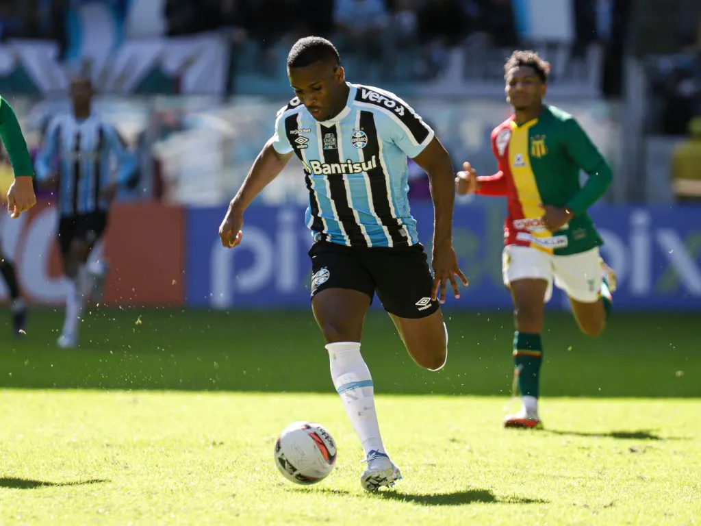 Elias Manoel ex-jogador do Grêmio durante partida contra o Sampaio Correa na Arena do Gremio pelo campeonato Brasileiro B 2022. Foto: Maxi Franzoi/AGIF