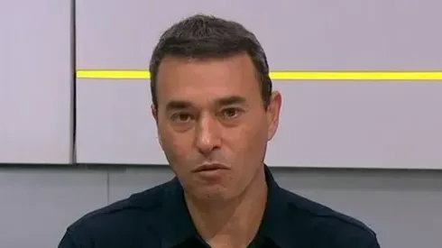 Rizek falou sobre a possível eliminação do Palmeiras – Foto: Reprodução/SporTV.