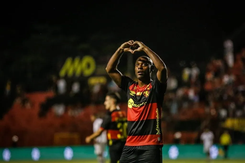 Vágner Love, auto de 2 gols do Sport. Foto: Reprodução