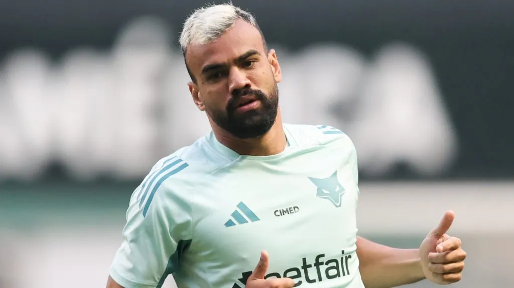Fabrício Bruno durante partida pelo Cruzeiro.