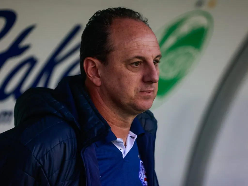 Rogério Ceni durante partida contra o Juventude Campeonato Brasileiro de 2024. Foto: Luiz Erbes/AGIF