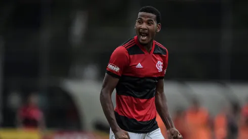 RJ – Rio de Janeiro – 26/10/2021 – BRASILEIRO SUB-20 2021, FLAMENGO X VASCO – Cleiton jogador do Flamengo durante partida contra o Vasco no estadio Gavea pelo campeonato BRASILEIRO SUB-20 2021. Foto: Thiago Ribeiro/AGIF