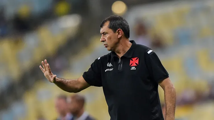 Fábio Carille técnico do Vasco durante partida contra o Flamengo no estádio Maracanã pelo campeonato Carioca 2025. Foto: Thiago Ribeiro/AGIF