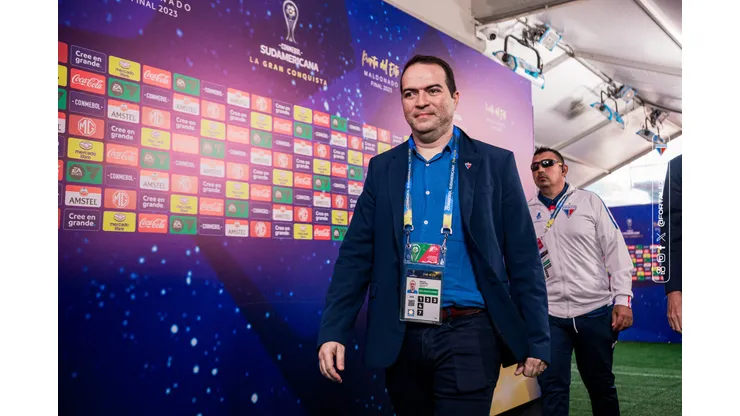 Foto: Mateus Lotif / Fortaleza EC - Marcelo Paz antes de partida na Sul-Americana de 2024.