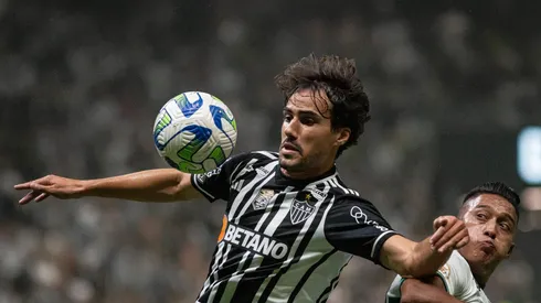 Igor Gomes jogador do Atletico-MG durante partida contra o Coritiba no estadio Arena MRV pelo campeonato Brasileiro A 2023.