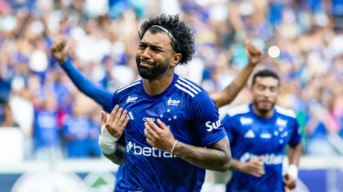 Gabigol em partida pelo Cruzeiro. Foto: Fernando Moreno/AGIF