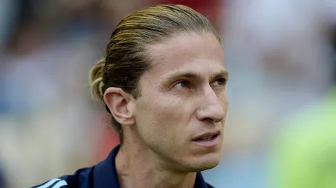 Filipe Luís recebe alerta de Luis Fabiano sobre o Flamengo em 2025. Foto: Alexandre Loureiro/AGIF
