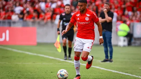 Wanderson jogador do Internacional durante partida contra o Ypiranga no estadio Beira-Rio pelo campeonato Gaucho 2024.