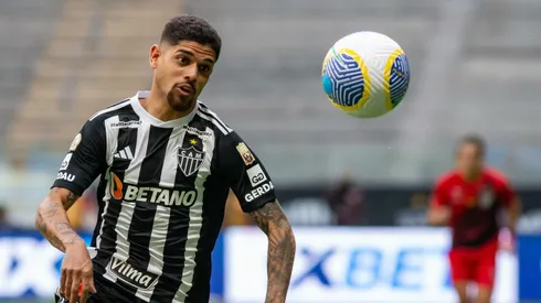 Rubens jogador do Atletico-MG durante partida contra o Athletico-PR no estadio Arena MRV pelo campeonato Brasileiro A 2024.