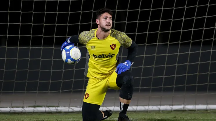 Goleiro do Sport, Caique França. Foto: Marlon Costa/AGIF