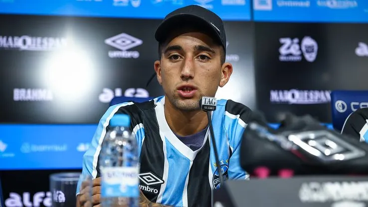 Cristian Olivera desfalcará o Tricolor – Foto: Lucas Uebel/Divulgação Grêmio