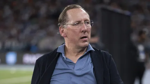 John Textor após confronto contra o Racing na Recopa 2025.