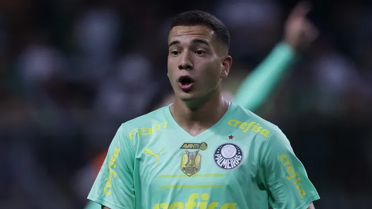 SP - SAO PAULO - 15/04/2023 - BRASILEIRO A 2023, PALMEIRAS X CUIABA - Naves jogador do Palmeiras durante partida contra o Cuiaba no estadio Arena Allianz Parque pelo campeonato BRASILEIRO A 2023. Foto: Ettore Chiereguini/AGIF
