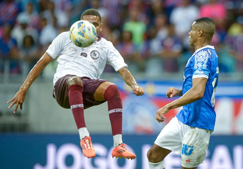 Erick jogador do Bahia durante partida contra o Jacuipense no estadio Arena Fonte Nova pelo campeonato Baiano 2025. Foto: Jhony Pinho/AGIF