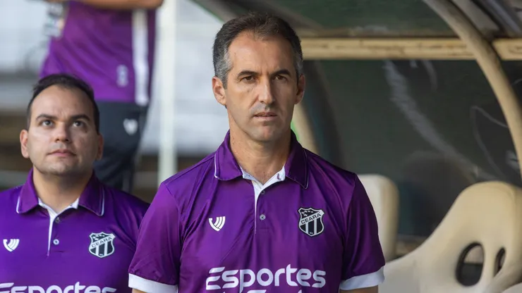 Leo Conde jogador do Ceara durante partida contra o Maracana no estadio Arena Castelao pelo campeonato Cearense 2025. Foto: Lucas Emanuel/AGIF