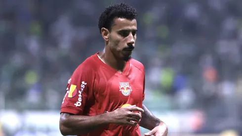 Lucas Evangelista durante confronto contra o próprio Palmeiras no Paulistão de 2025.