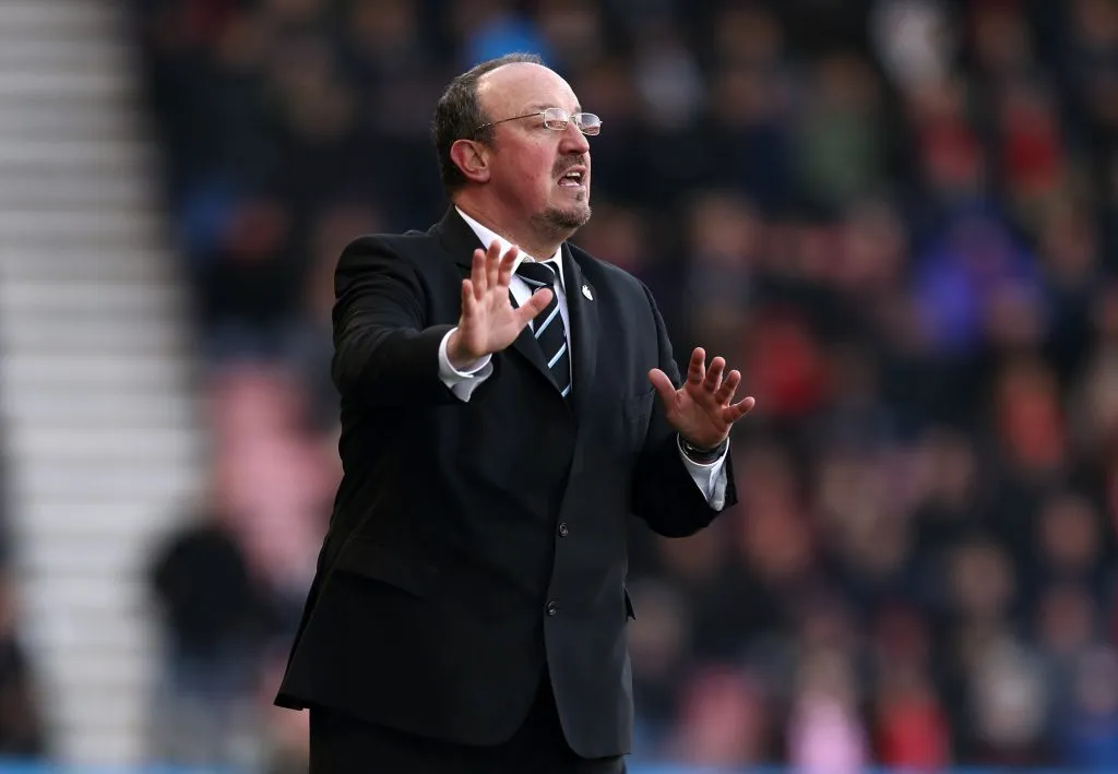 Rafa Benitez durante confronto entre Newcastle United x Bournemouth. (Photo by Catherine Ivill/Getty Images)