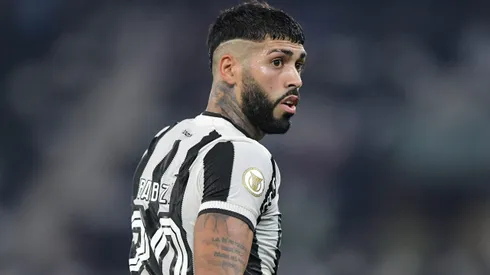 Barboza jogador do Botafogo durante partida contra o Fortaleza no estadio Engenhao pelo campeonato Brasileiro A 2024.