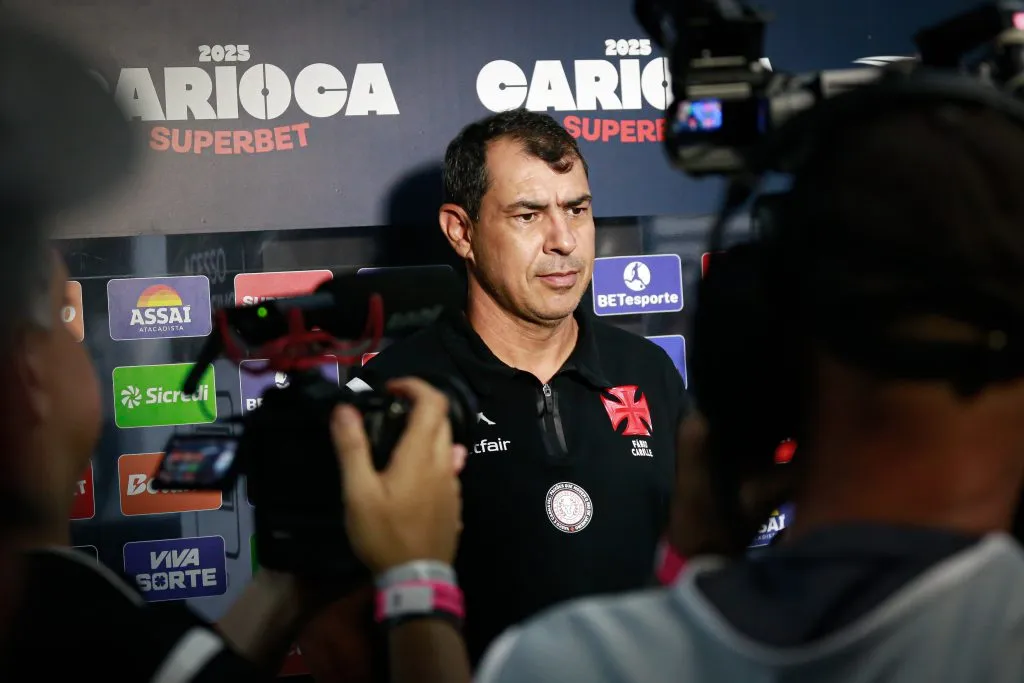 Fábio Carille, técnico do Vasco, após derrota para o Flamengo (Imagem: Divulgação/Vasco)
