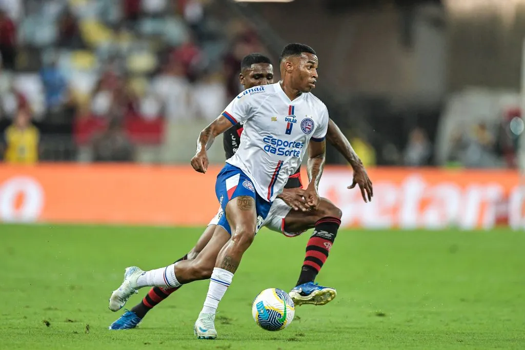 Jean Lucas durante partida contra o Flamengo na Copa do Brasil de 2024. Foto: Thiago Ribeiro/AGIF