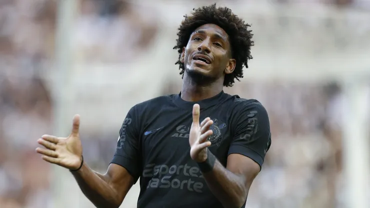 Talles Magno em partida pelo Corinthians. (Photo by Miguel Schincariol/Getty Images)