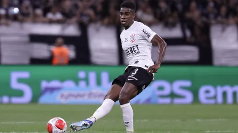 Felix Torres jogador do Corinthians durante partida contra o Ponte Preta no estadio Arena Corinthians pelo campeonato Paulista 2024.