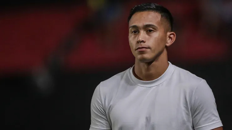 Rodrigo Atencio jogador do Sport durante partida contra o Jaguar no estadio Ilha do Retiro pelo campeonato Pernambucano 2025.