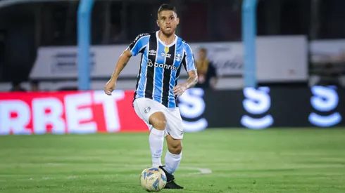 RS - NOVO HAMBURGO - 29/01/2025 - GAUCHO 2025, MONSOON X GREMIO - Gustavo Cuellar jogador do Gremio durante partida contra o Monsoon no estadio Do Vale pelo campeonato Gaucho 2025. Foto: Maxi Franzoi/AGIF