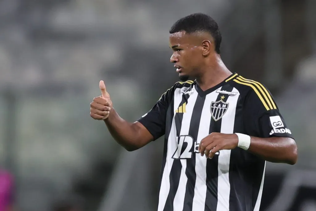 MG – BELO HORIZONTE – 05/03/2025 – COPA DO BRASIL 2025, ATLETICO-MG X MANAUS – Alisson jogador do Atletico-MG comemora seu gol durante partida contra o Manaus no estadio Mineirao pelo campeonato Copa Do Brasil 2025. Foto: Gilson Lobo/AGIF