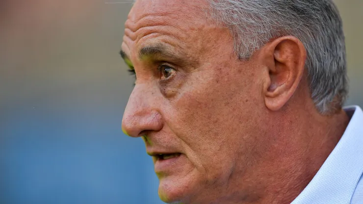 Tite tecnico do Flamengo durante partida contra o Vasco no estadio Maracana pelo campeonato Brasileiro A 2024.