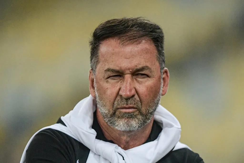 RJ – RIO DE JANEIRO – 02/10/2024 – COPA DO BRASIL 2024, FLAMENGO X CORINTHIANS – Augusto Melo presidente do Corinthians durante partida contra o Flamengo no estadio Maracana pelo campeonato Copa Do Brasil 2024. Foto: Thiago Ribeiro/AGIF