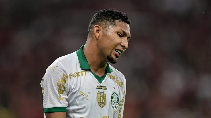 RJ - RIO DE JANEIRO - 31/07/2024 - BRASILEIRO A 2024, FLAMENGO X PALMEIRAS - Rony jogador do Palmeiras durante partida contra o Flamengo no estadio Maracana pelo campeonato Brasileiro A 2024. Foto: Thiago Ribeiro/AGIF