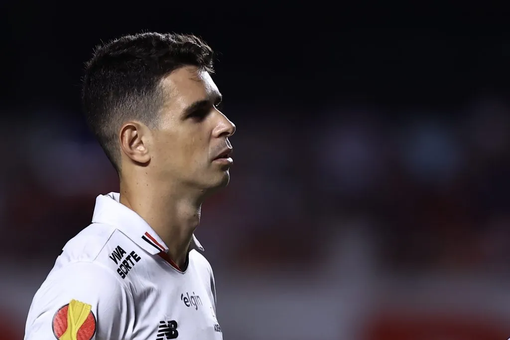 Oscar jogador do Sao Paulo durante partida contra o Guarani no estadio Morumbi pelo campeonato Paulista 2025. Foto: Marcello Zambrana/AGIF
