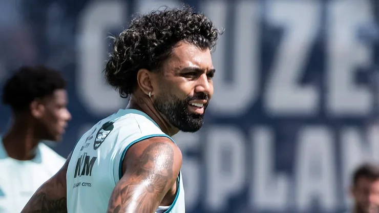 Foto: Gustavo Aleixo/Cruzeiro - Gabigol durante jogo-treino do Cruzeiro.