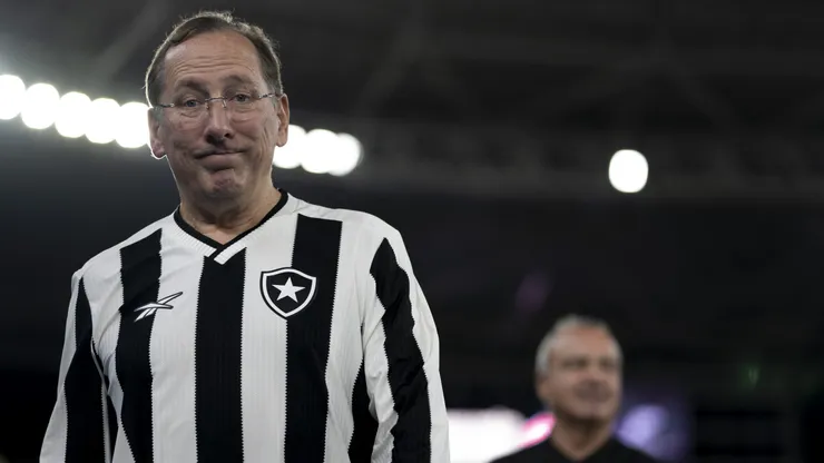 John Textor dono da SAF do Botafogo antes da partida contra o Vitoria no estadio Engenhao pelo campeonato Brasileiro A 2024. Foto: Jorge Rodrigues/AGIF