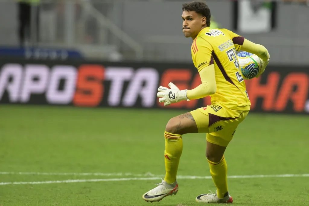 DF – BRASILIA – 16/07/2024 – BRASILEIRO A 2024, JUVENTUDE X ATLETICO-MG – Matheus Mendes jogador do Atletico-MG durante partida contra o Juventude no estadio Mane Garrincha pelo campeonato Brasileiro A 2024. Foto: Mateus Bonomi/AGIF