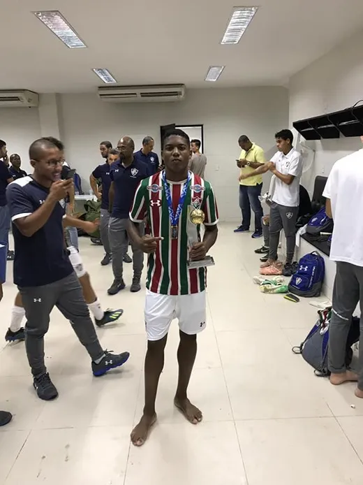 Jonatas Santos pelo Fluminense-RJ. Foto: Arquivo Pessoal