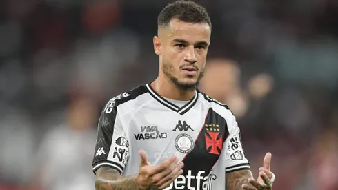 Coutinho em partida pelo Vasco. Foto: Thiago Ribeiro/AGIF