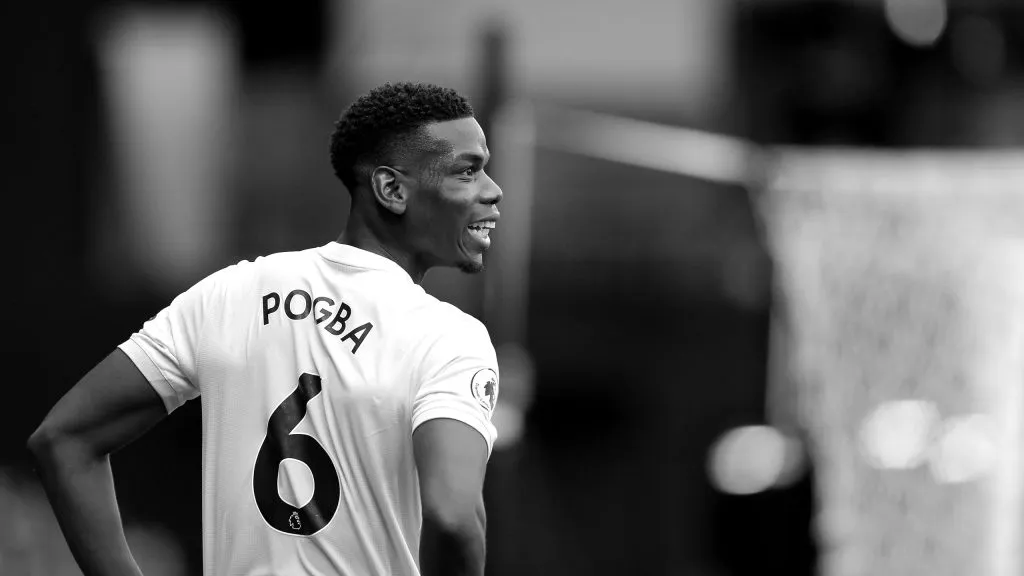 Pogba é novamente pedido pela torcida do Corinthians. (Photo by Richard Heathcote/Getty Images)