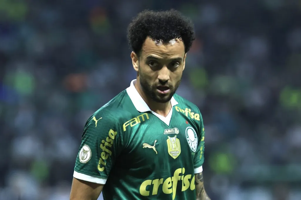 SP – SAO PAULO – 27/07/2024 – BRASILEIRO A 2024, PALMEIRAS X VITORIA – Felipe Anderson jogador do Palmeiras durante partida contra o Vitoria no estadio Arena Allianz Parque pelo campeonato Brasileiro A 2024. Foto: Marcello Zambrana/AGIF