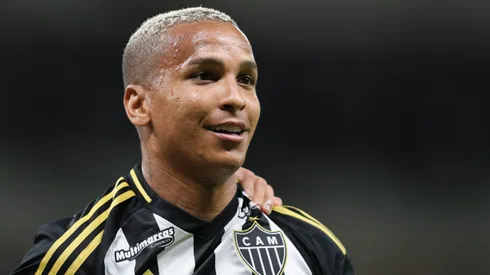 MG - BELO HORIZONTE - 05/03/2025 - COPA DO BRASIL 2025, ATLETICO-MG X MANAUS - Deyverson jogador do Atletico-MG comemora seu gol durante partida contra o Manaus no estadio Mineirao pelo campeonato Copa Do Brasil 2025. Foto: Gilson Lobo/AGIF