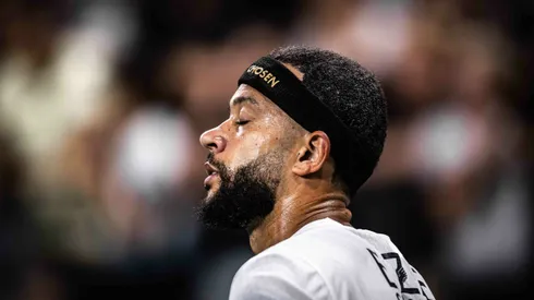 Memphis Depay jogador do Corinthians durante partida contra o Mirassol no estadio Arena Corinthians pelo campeonato Paulista 2025.