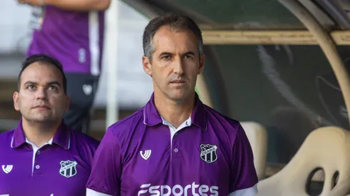 Leo Conde jogador do Ceara durante partida contra o Maracana no estadio Arena Castelao pelo campeonato Cearense 2025. Foto: Lucas Emanuel/AGIF